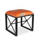 Port 68 Medallion Black Accent Bench – Leaping Cheetah Clementine - BlueJay Avenue