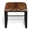 Port 68 Medallion Black Le Tigre Natural Upholstered Accent Bench - BlueJay Avenue