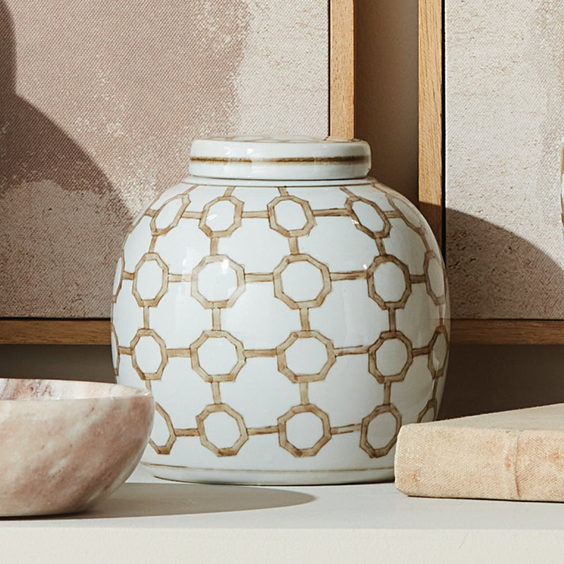 Province Link Lidded Jar by Napa - BlueJay Avenue