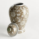 Province Lotus Lidded Ginger Jar - BlueJay Avenue