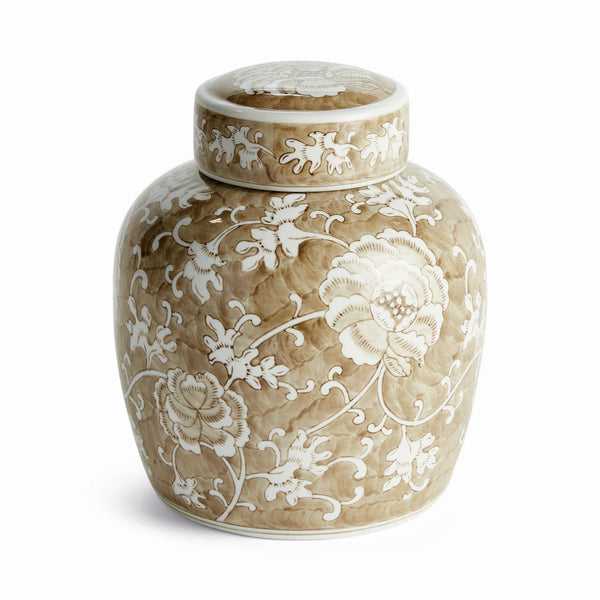 Province Lotus Lidded Jar - BlueJay Avenue