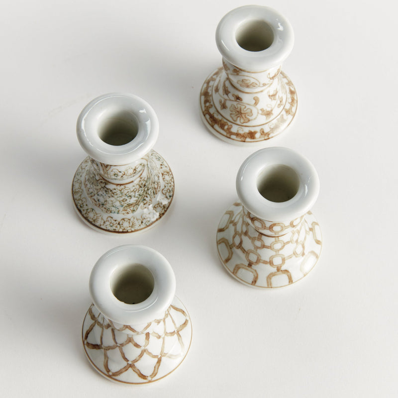 Province Mini Taper Holders, Set Of 3 - BlueJay Avenue