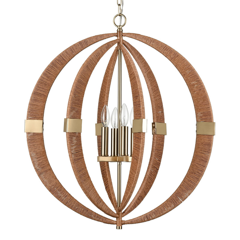Pyrus 4 - Light Rattan Kitchen Pendant Lighting - BlueJay Avenue