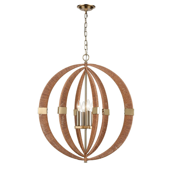 Pyrus 4 - Light Rattan Kitchen Pendant Lighting - BlueJay Avenue