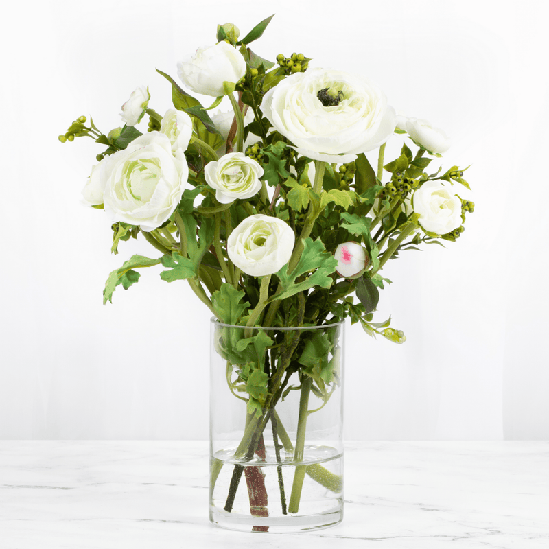 Real Touch Ranunculus Artificial Flower - 15" - BlueJay Avenue