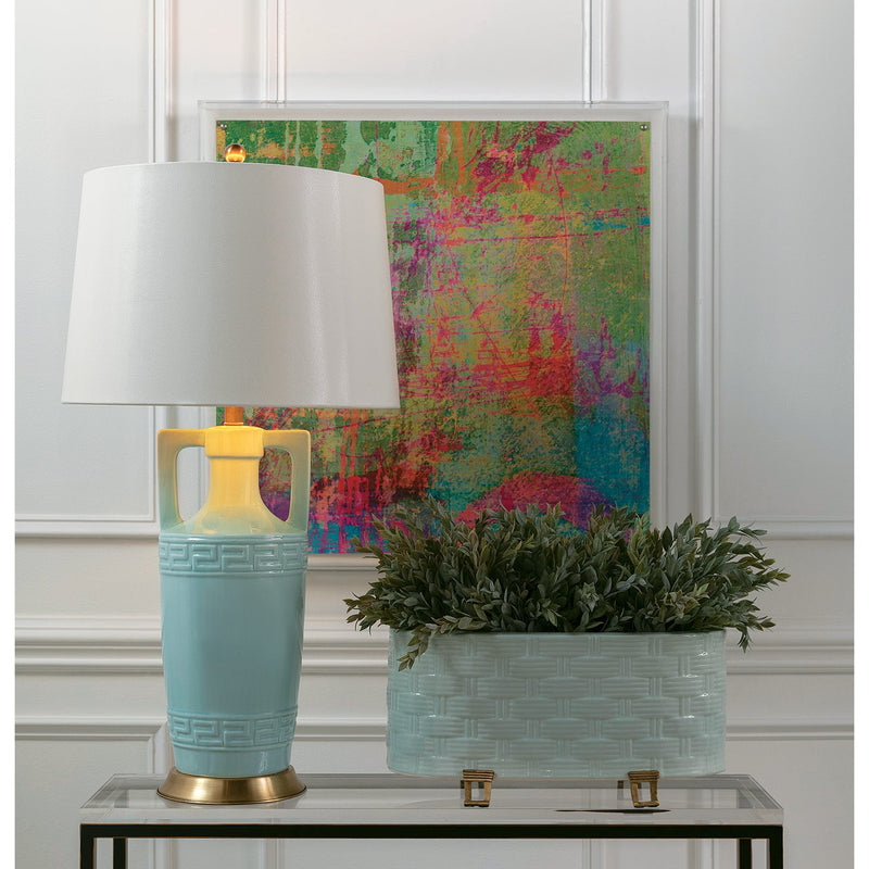 Regency Celadon Table Lamp - BlueJay Avenue
