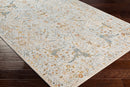 Reina Light Grey & Blue Traditional Area Rug - BlueJay Avenue