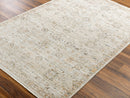 Ren Taupe Traditional Washable Outdoor Rug - BlueJay Avenue