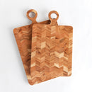 Renata Acacia Wood Charcuterie & Serving Boards, Set of 2 - BlueJay Avenue