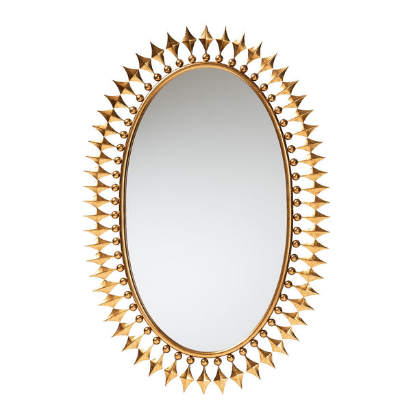 Rogier Antique Gold Accent Wall Mirror - BlueJay Avenue