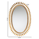 Rogier Antique Gold Accent Wall Mirror - BlueJay Avenue