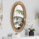 Rogier Antique Gold Accent Wall Mirror - BlueJay Avenue