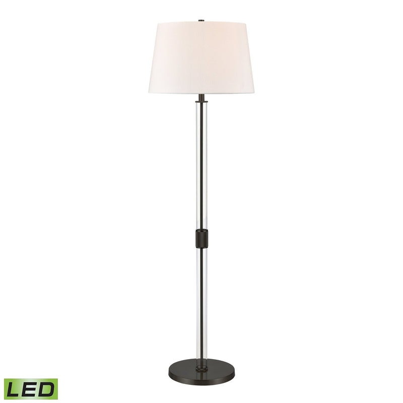 Roseden Court Black Floor Lamp - BlueJay Avenue