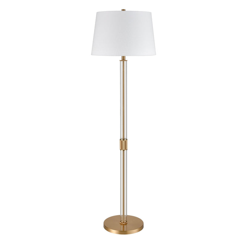 Roseden Gold Floor Lamp in Aged Brass - BlueJay Avenue