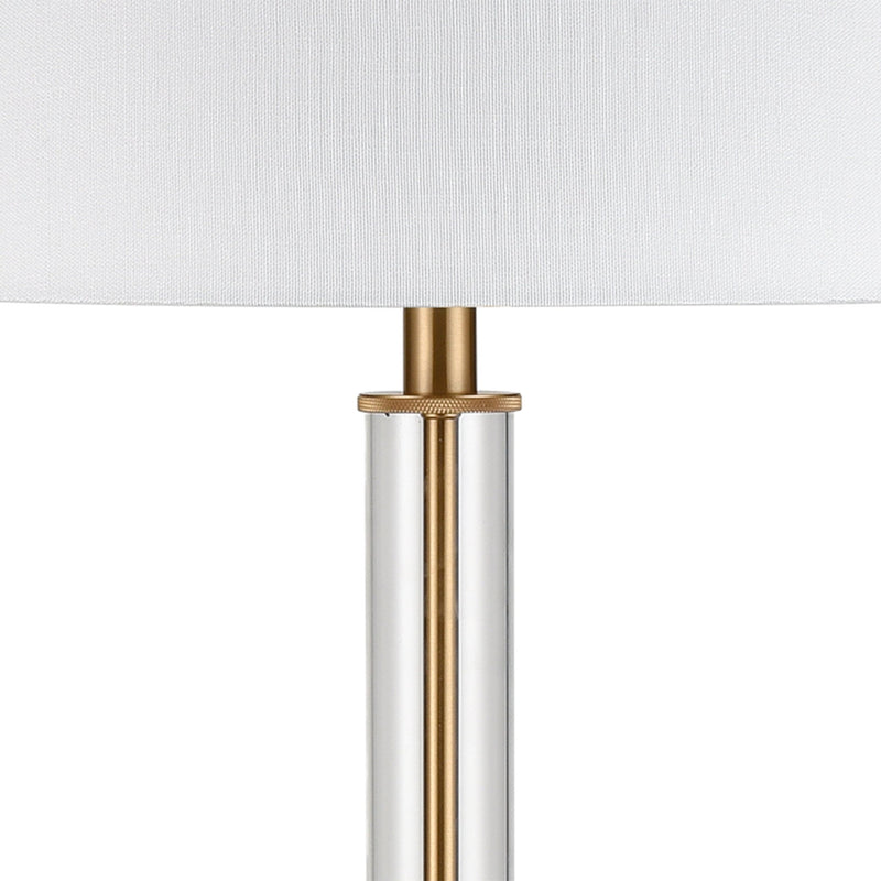 Roseden Gold Floor Lamp in Aged Brass - BlueJay Avenue