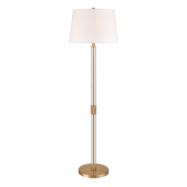 Roseden Gold Floor Lamp in Aged Brass - BlueJay Avenue