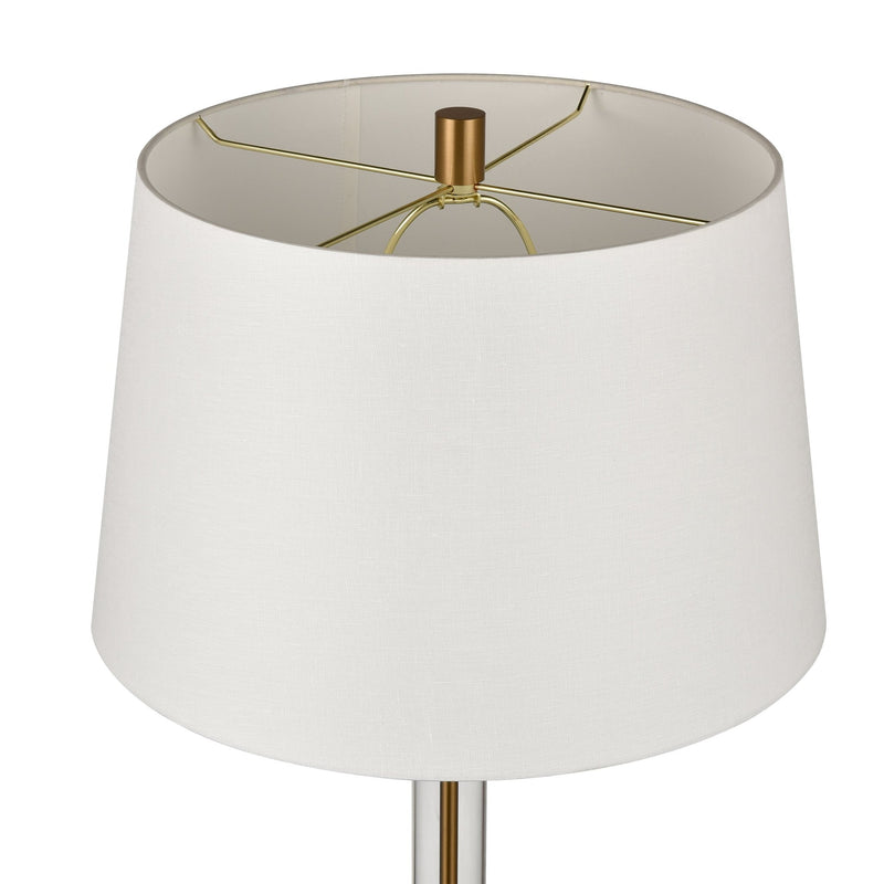 Roseden Gold Floor Lamp in Aged Brass - BlueJay Avenue