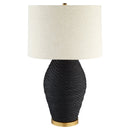 Rotin Black Rattan Table Lamp - BlueJay Avenue
