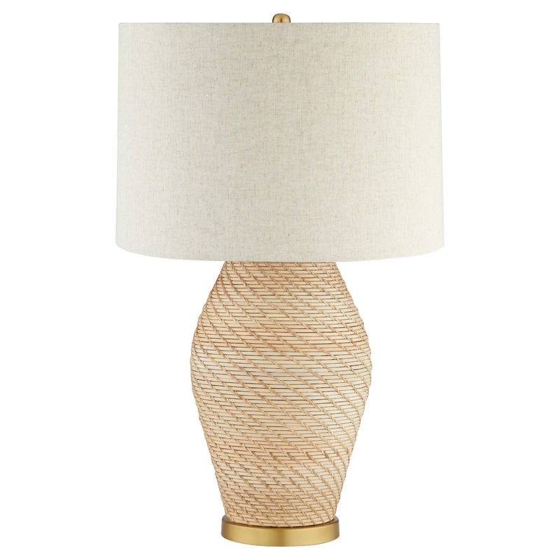 Rotin Natural Boho Rattan Table Lamp - BlueJay Avenue