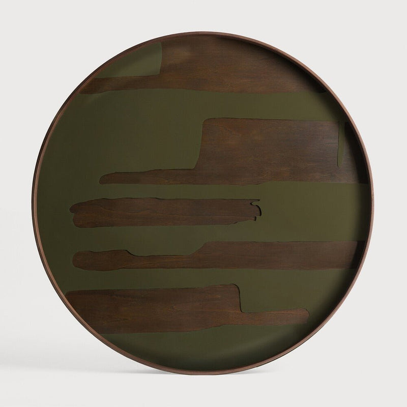 Round Second Nature Coffee Table Tray III - BlueJay Avenue