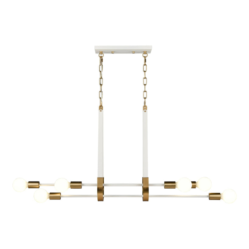 Sabine Linear Chandelier Kitchen Island Lighting - BlueJay Avenue