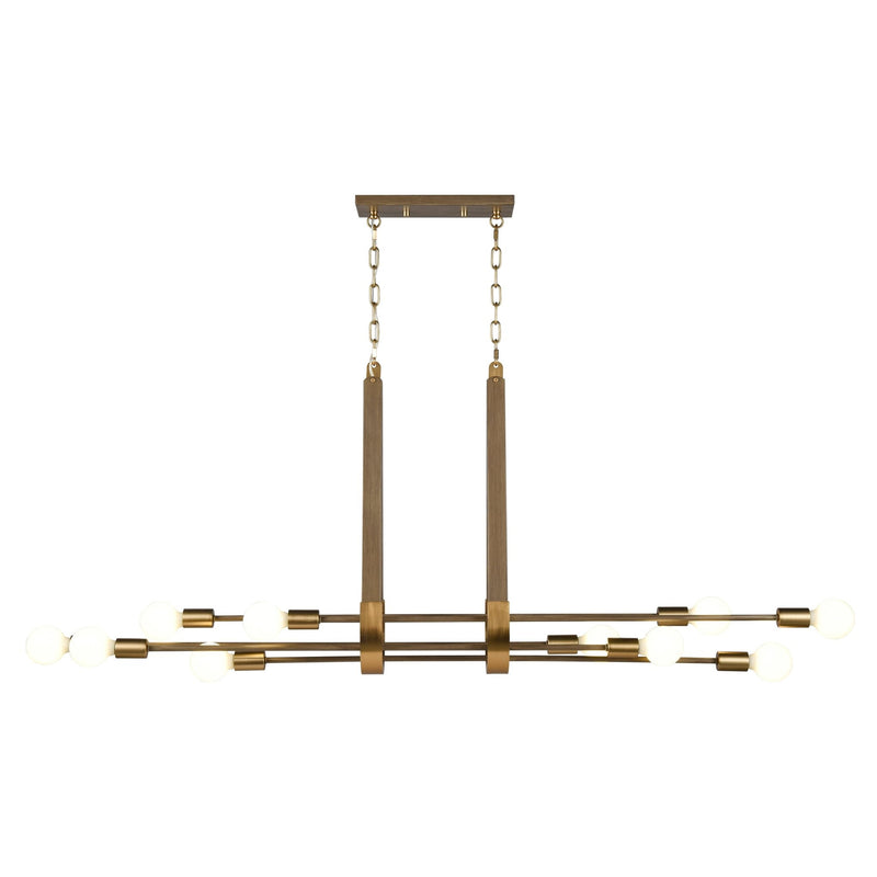 Sabine Linear Chandelier Kitchen Island Lighting - BlueJay Avenue