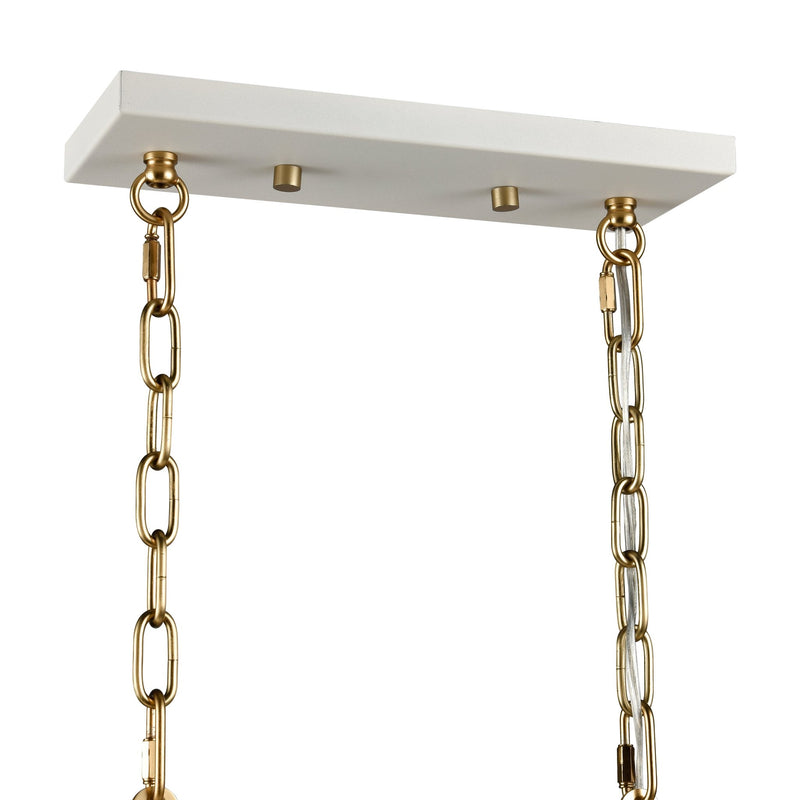 Sabine Linear Chandelier Kitchen Island Lighting - BlueJay Avenue