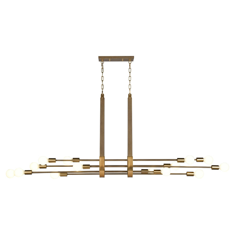 Sabine Linear Chandelier Kitchen Island Lighting - BlueJay Avenue