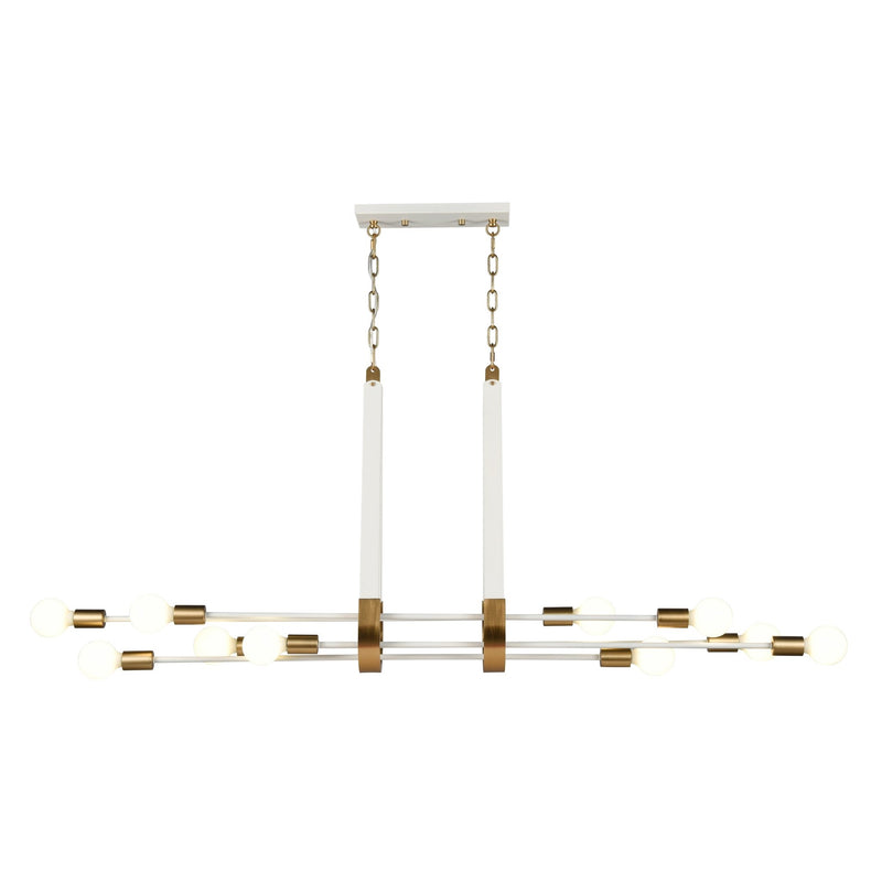 Sabine Linear Chandelier Kitchen Island Lighting - BlueJay Avenue