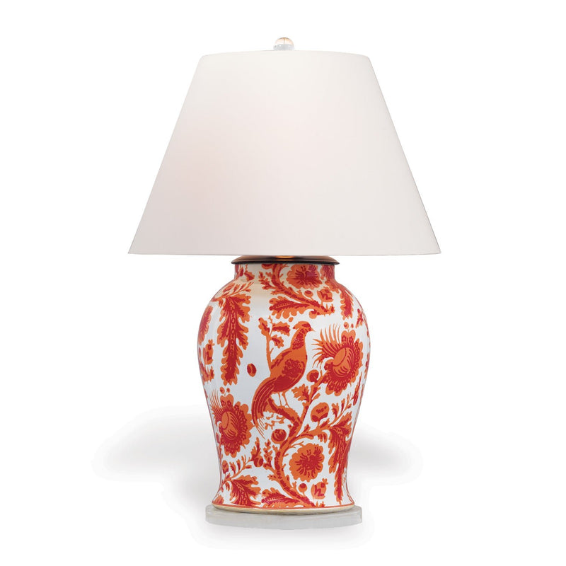 Scalamandre Arcadia Coral Table Lamp - BlueJay Avenue