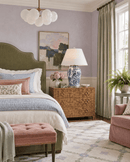 Scalamandré Arcadia Indigo Blue & White Chinoiserie Porcelain Table Lamp by Port 68 - BlueJay Avenue
