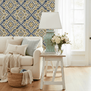 Scalamandre Baldwin Blue Table Lamp - BlueJay Avenue