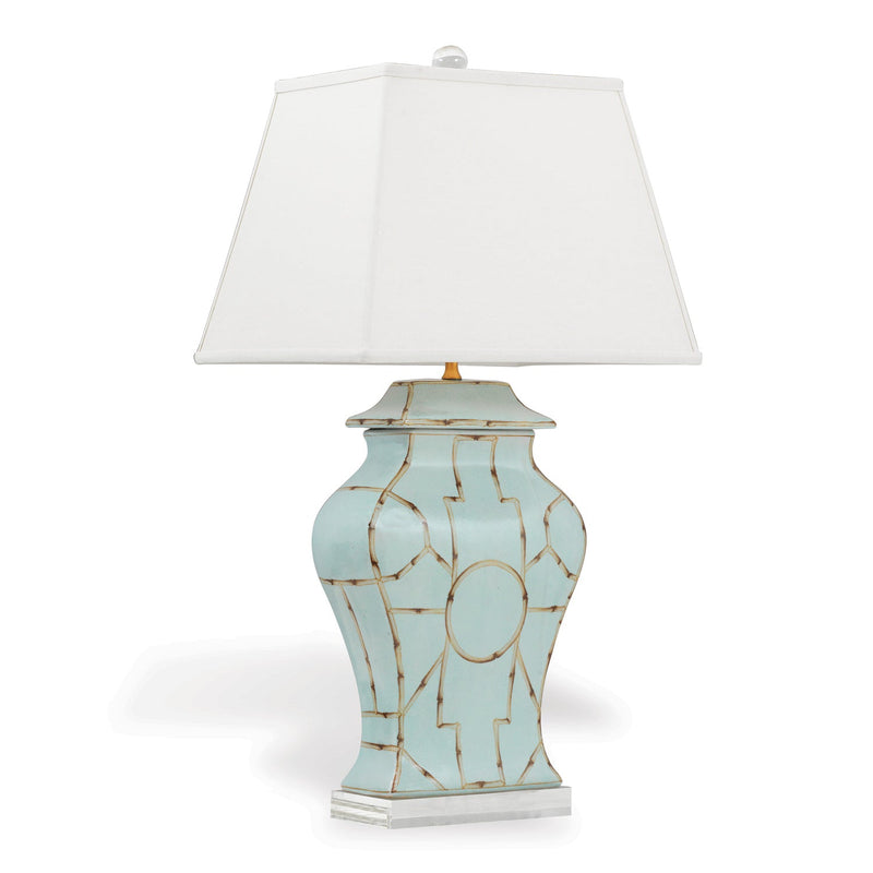 Scalamandre Baldwin Blue Table Lamp - BlueJay Avenue