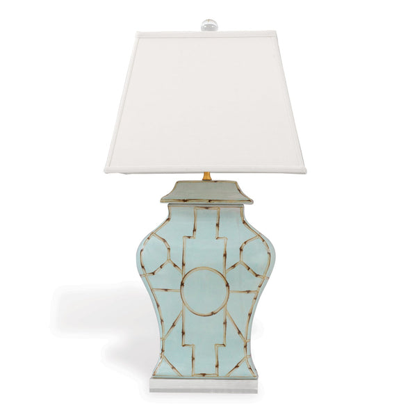 Scalamandre Baldwin Blue Table Lamp - BlueJay Avenue