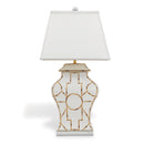 Scalamandre Baldwin White Table Lamp - BlueJay Avenue