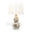 Scalamandre Chinoise Exotique Table Lamp - Ivory Lizard - BlueJay Avenue