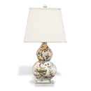 Scalamandre Chinoise Exotique Table Lamp - Square Shade - BlueJay Avenue