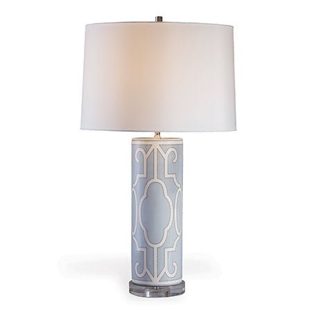 Scalamandre Ming Fretwork Table Lamp - BlueJay Avenue