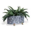 Scalamandre Siberian Tiger Oval Indoor Planter - BlueJay Avenue