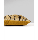 Scalamandre Tigre Indus Velvet Lumbar Pillow - BlueJay Avenue