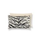 Scalamandre Tigre Indus Velvet Lumbar Pillow - BlueJay Avenue