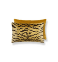 Scalamandre Tigre Indus Velvet Lumbar Pillow - BlueJay Avenue