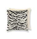 Scalamandre Tigre Indus Velvet Throw Pillow for Couch 22" - BlueJay Avenue
