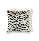 Scalamandre Tigre Indus Velvet Throw Pillow for Couch 22" - BlueJay Avenue