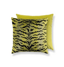 Scalamandre Tigre Indus Velvet Throw Pillow for Couch 22" - BlueJay Avenue