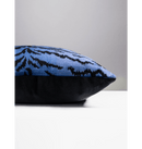 Scalamandre Tigre Indus Velvet Throw Pillow for Couch 22" - BlueJay Avenue