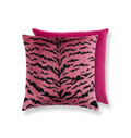 Scalamandre Tigre Indus Velvet Throw Pillow for Couch 22" - BlueJay Avenue