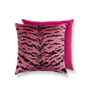 Scalamandre Tigre Indus Velvet Throw Pillow for Couch 22" - BlueJay Avenue