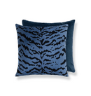 Scalamandre Tigre Indus Velvet Throw Pillow for Couch 22" - BlueJay Avenue