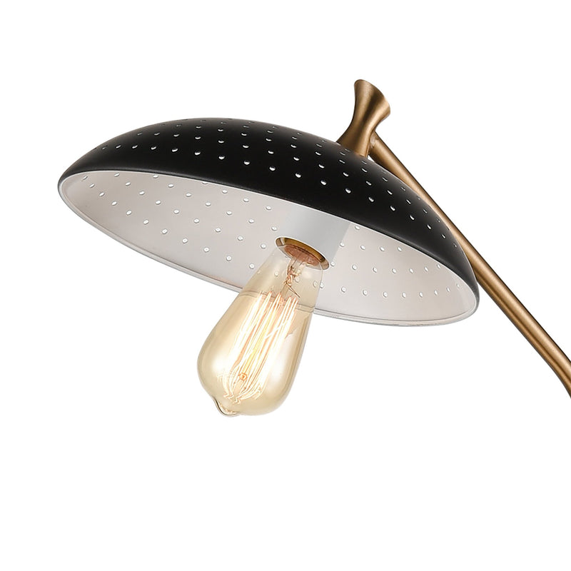 Scarab Gold Floor Lamp in Satin Brass Finish - BlueJay Avenue